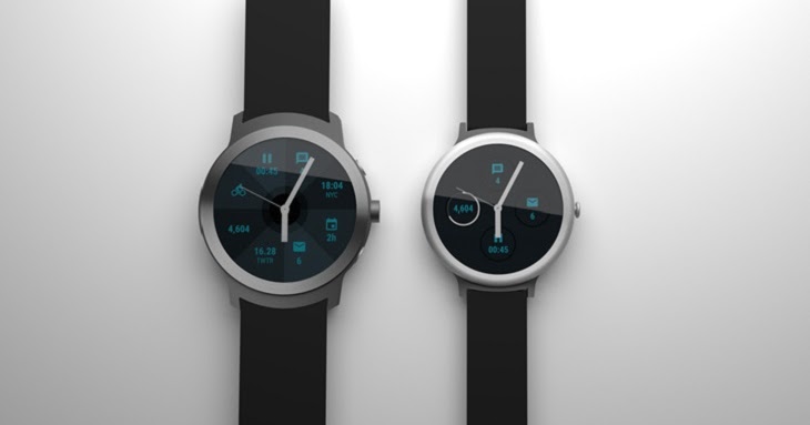 Render de nuevos Android Wear de Google