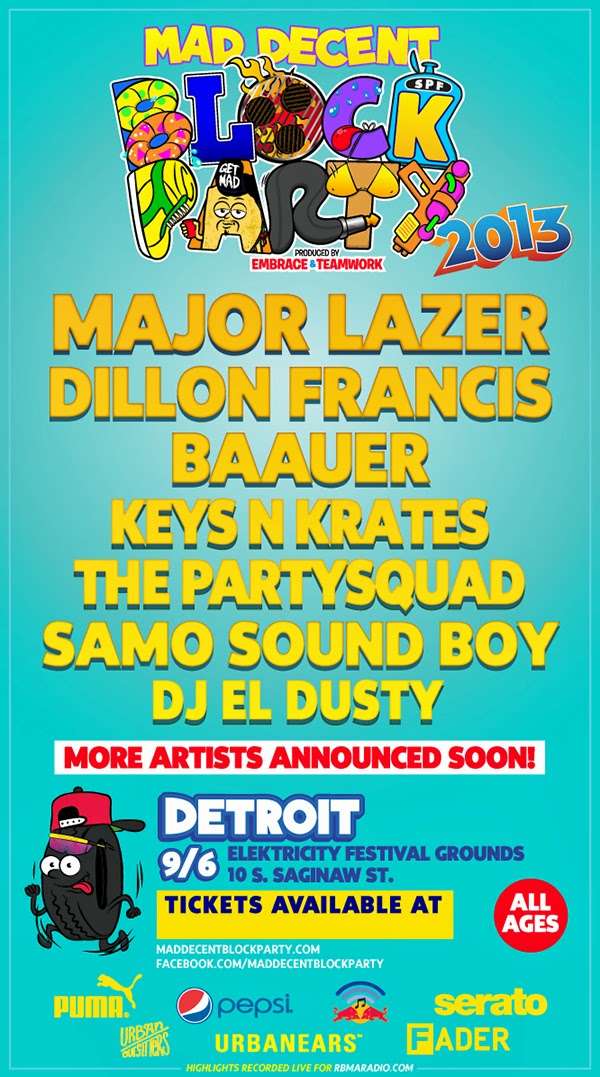 MOTORCITYBLOG PHOTOS Mad Decent Block Party by MRM