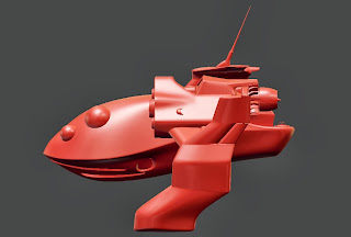 Image showing the improved model from a side angle