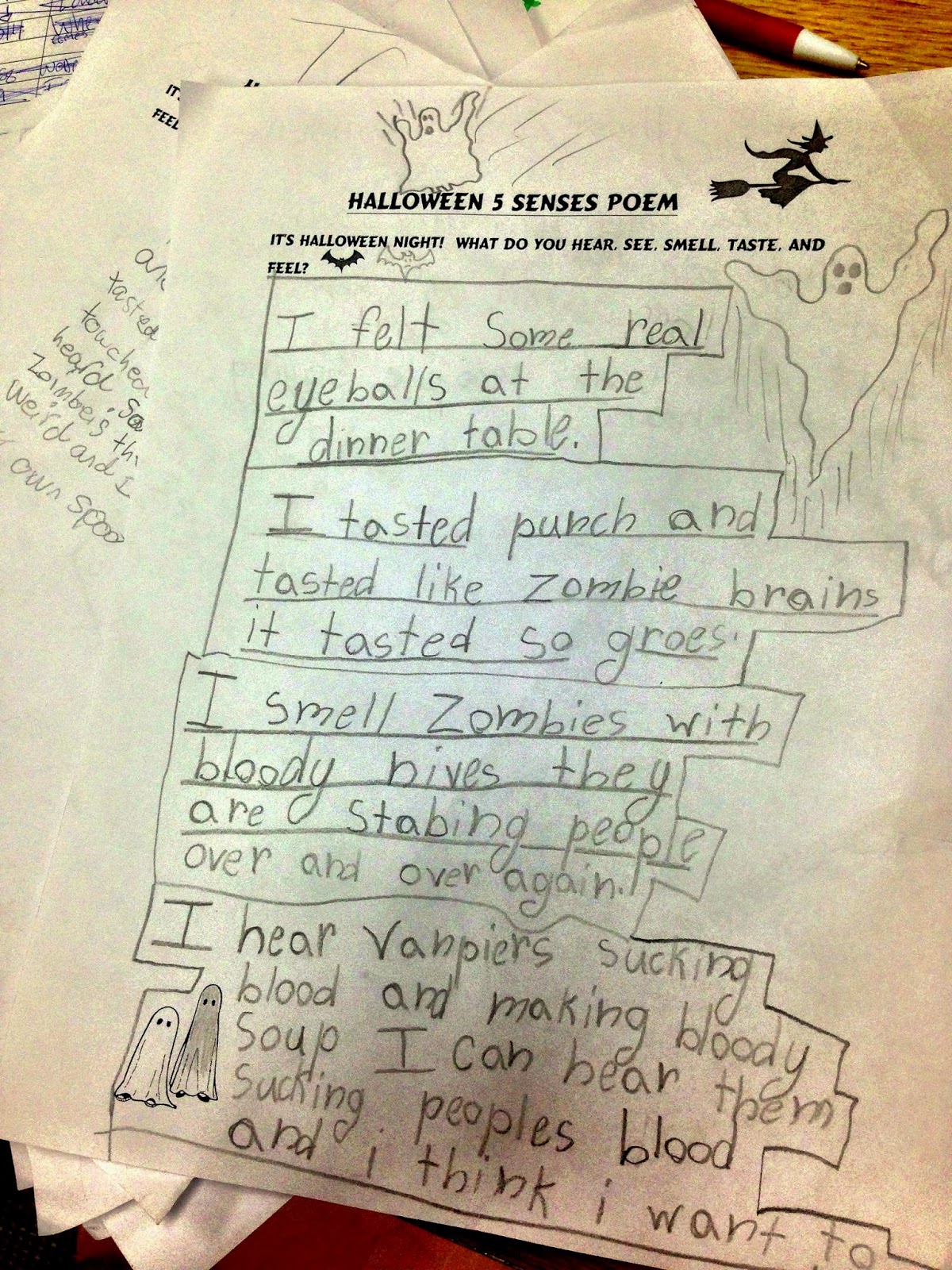 The Library Voice A Littlebirdtale With Lots Of Scary Five Senses Poems From Our 3rd Graders