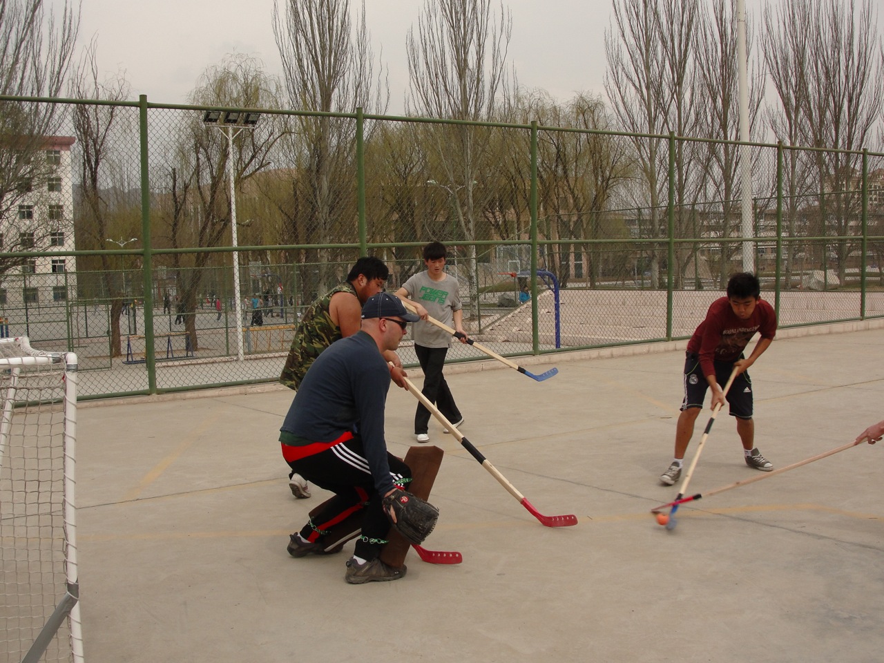 A Billion Civilians Home Made Goalie Pads