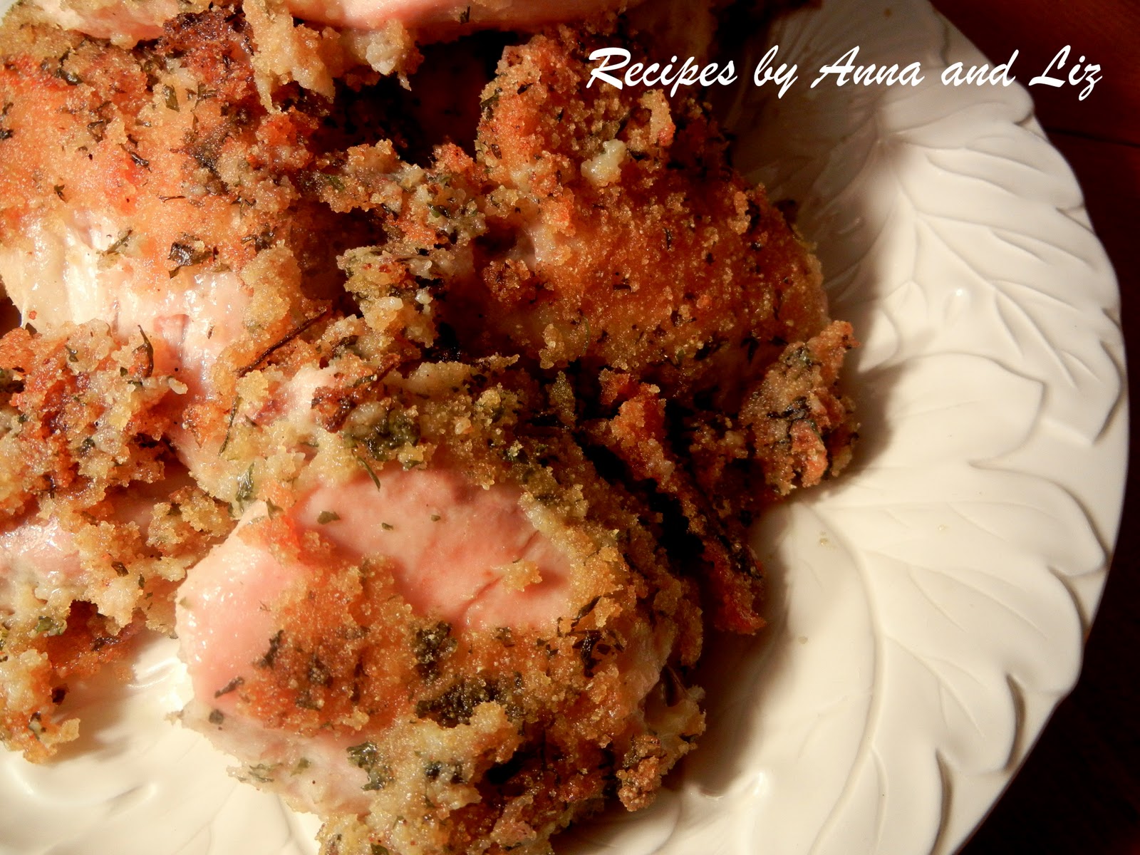 Baked Crusted Chicken, a Gluten-Free Recipe - 2 Sisters Recipes by Anna
