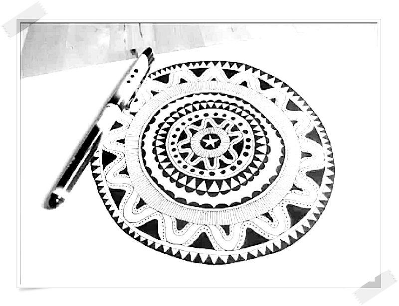 Mandala - wie geht das? Einfaches Mandala selbst gestalten - Free Mandala