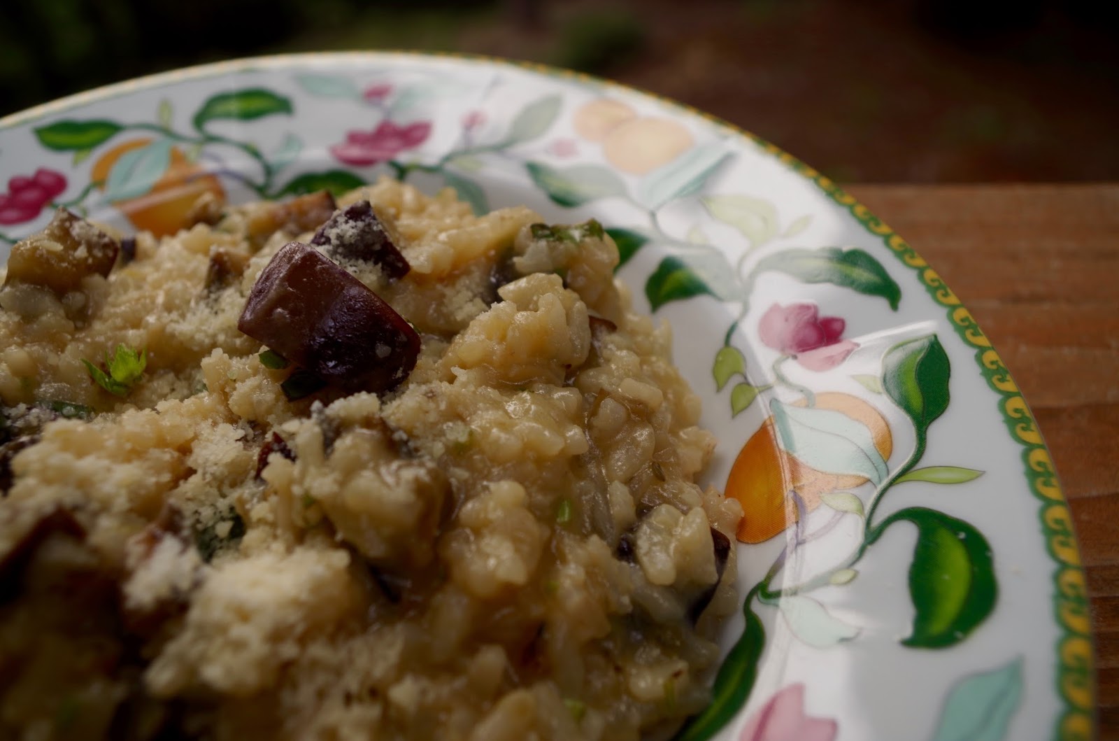 morsels & sauces Ottolenghi's Lemon and Eggplant Risotto
