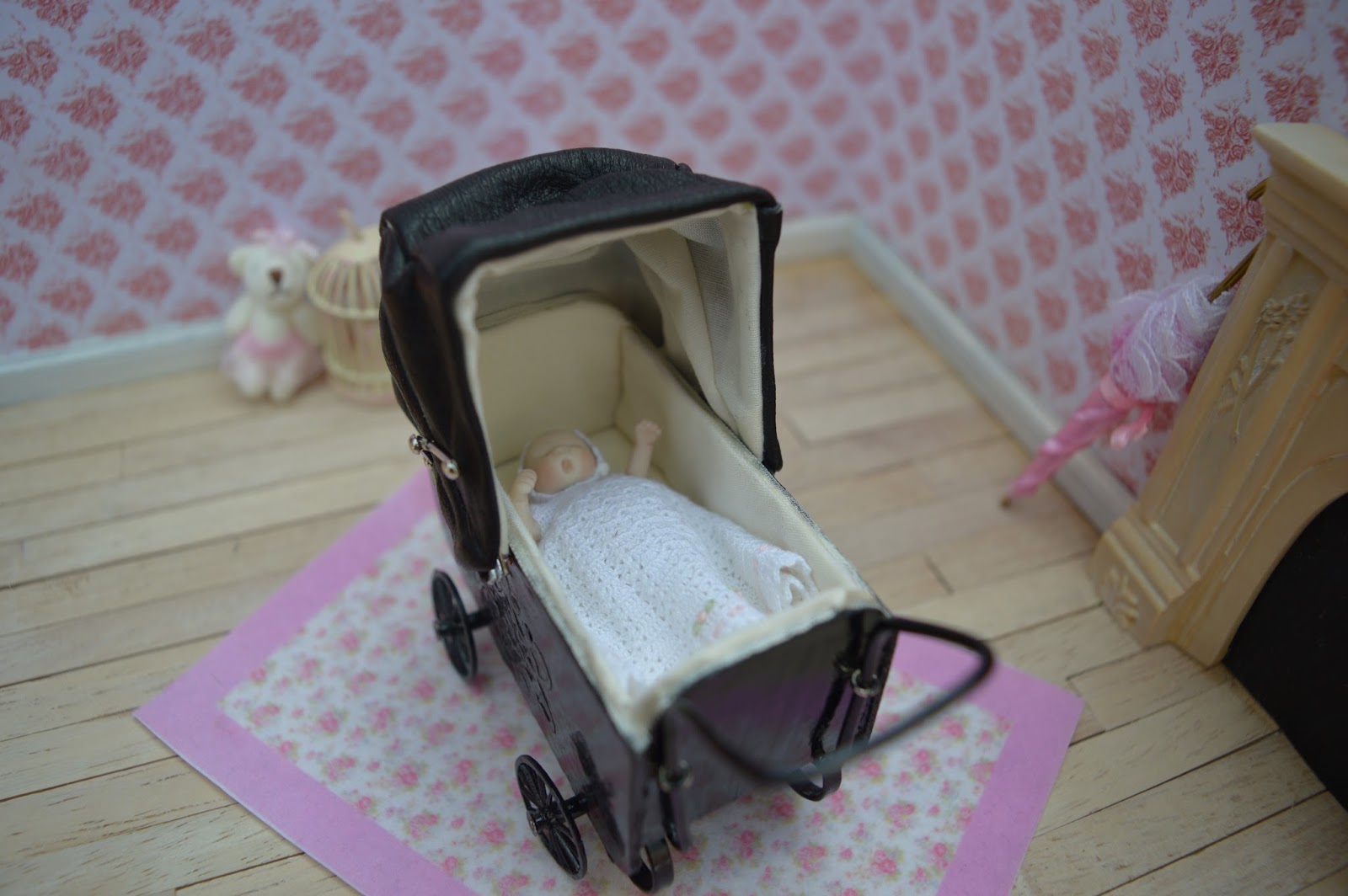 Teeny Tiny Things Prams Prams Prams 1/12th scale miniature dolls