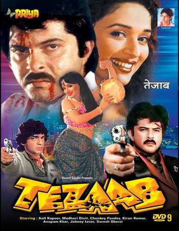 Poster Of Tezaab 1988 Hindi 720p HDRip Free Download Watch Online