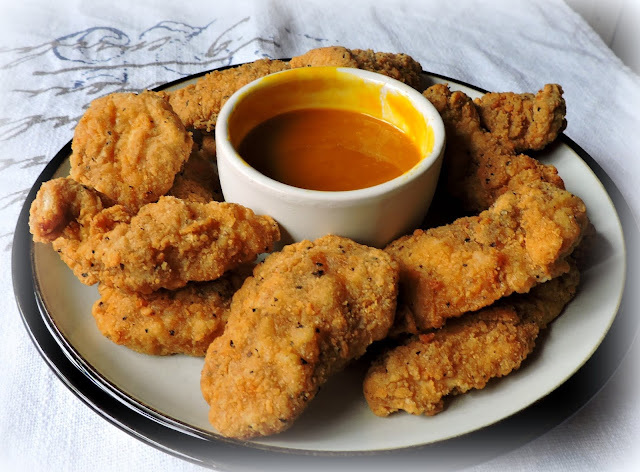 Chicken Strips with Honey Mustard Dip