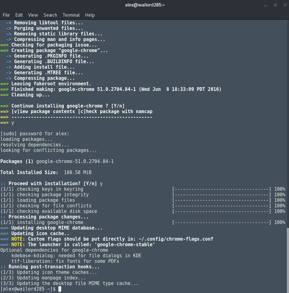 Installing Arch Linux. Part 2 Linux notes from DarkDuck