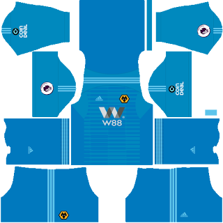 kit wolverhampton dream league soccer 2019