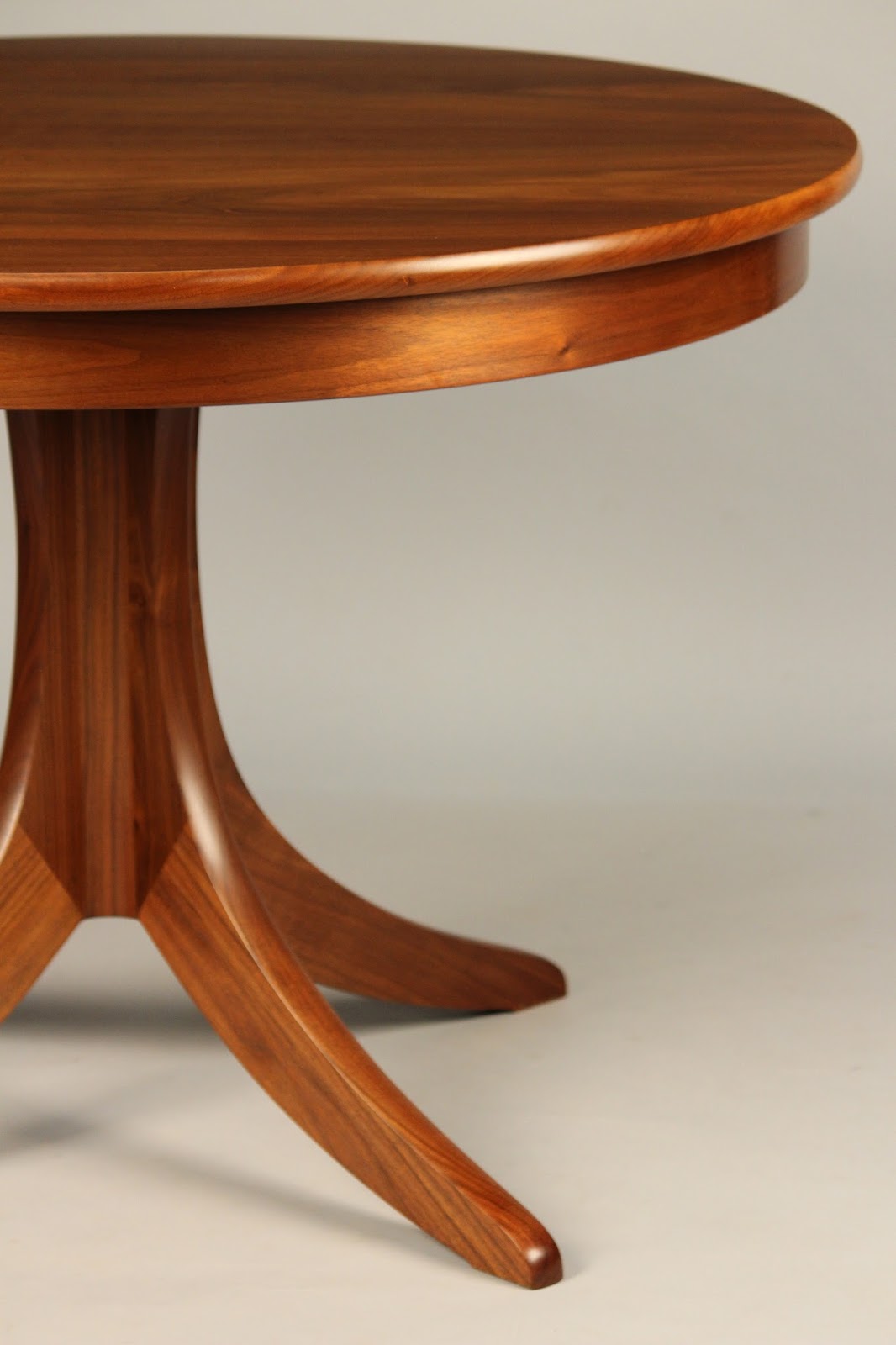 Walnut Pedestal Table