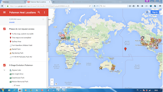 cara mengetahui pokemon dari peta google maps