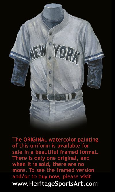 Heritage Uniforms and Jerseys and Stadiums - NFL, MLB, NHL, NBA, NCAA, US  Colleges: New York Yankees Uniform and Team History