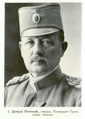 Damjan Popović, General, Commandant of the troops of the newer Provinces