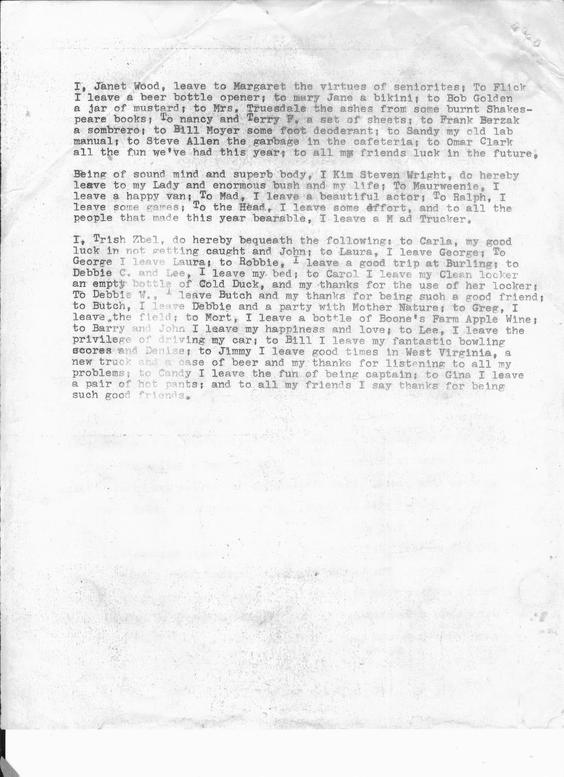 Sample will and last testament picture