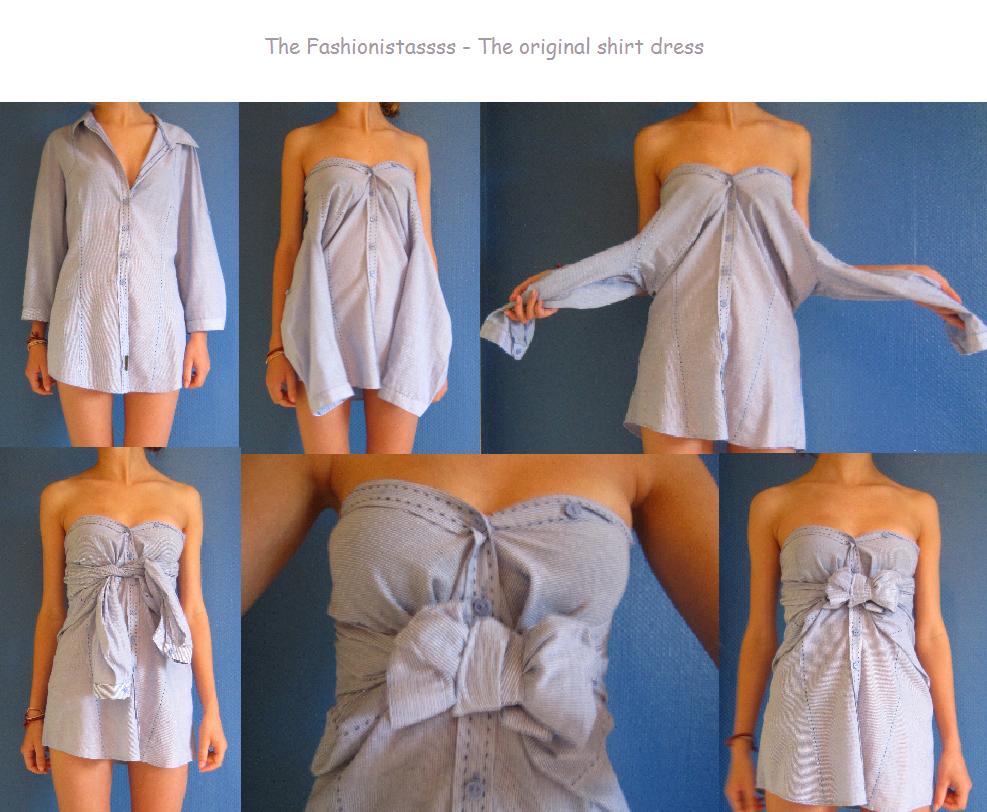 Femke and Maia DIY The original shirt dress