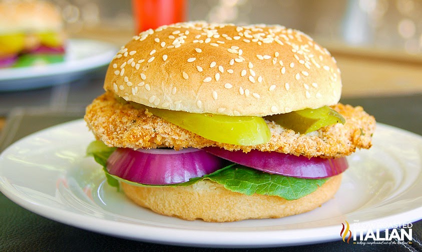 Baked Breaded Chicken Sandwiches Oven or Grilling Recipe
