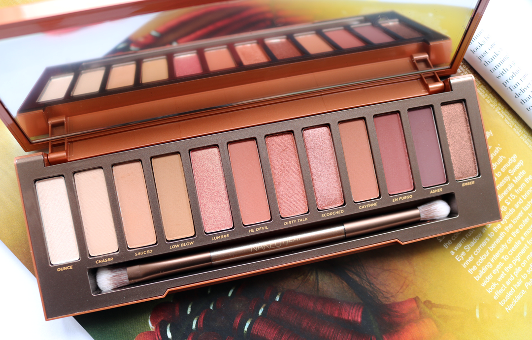 Urban Decay Naked Heat Eyeshadow Palette - Review & Swatches