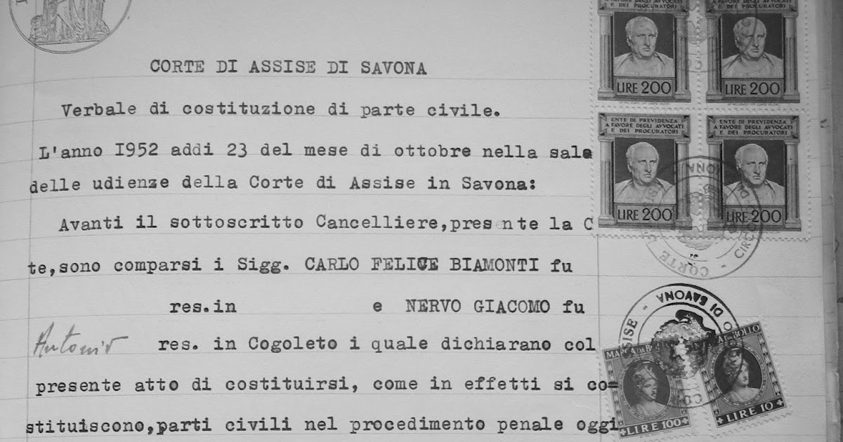 NICOLICKBLOG costituzione di parte civile a