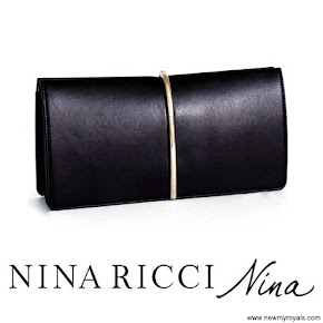 Queen Letizia Style NINA RICCI Clutch Bag PRADA Pumps
