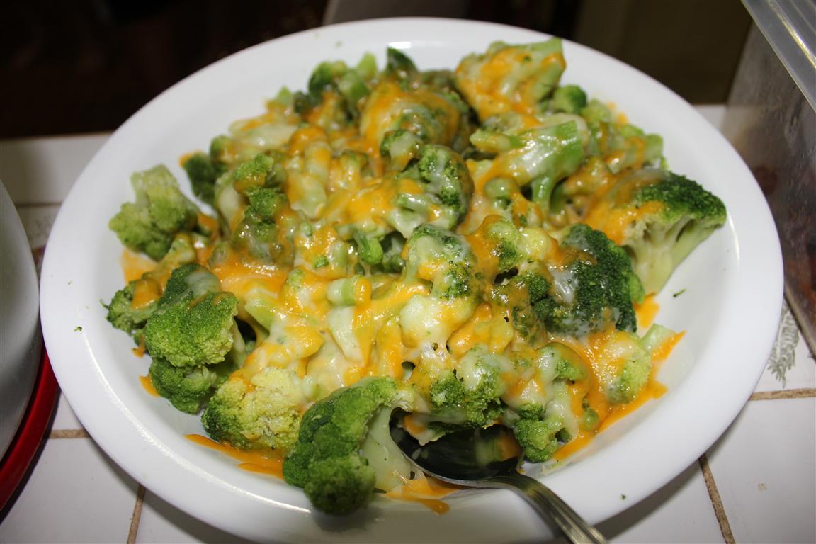 Guam Firehouse Cook 4Egg Broccoli/Cheese Breakfast Scramble
