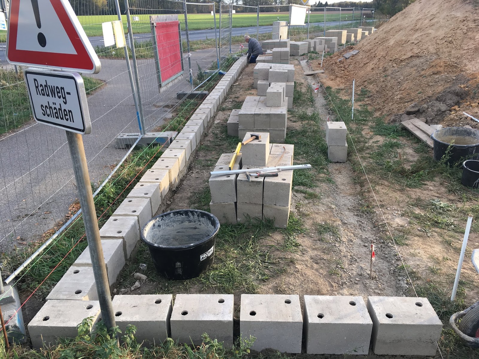 Dreischichtplatte Altholz Stutzmauer Ohne Fundament