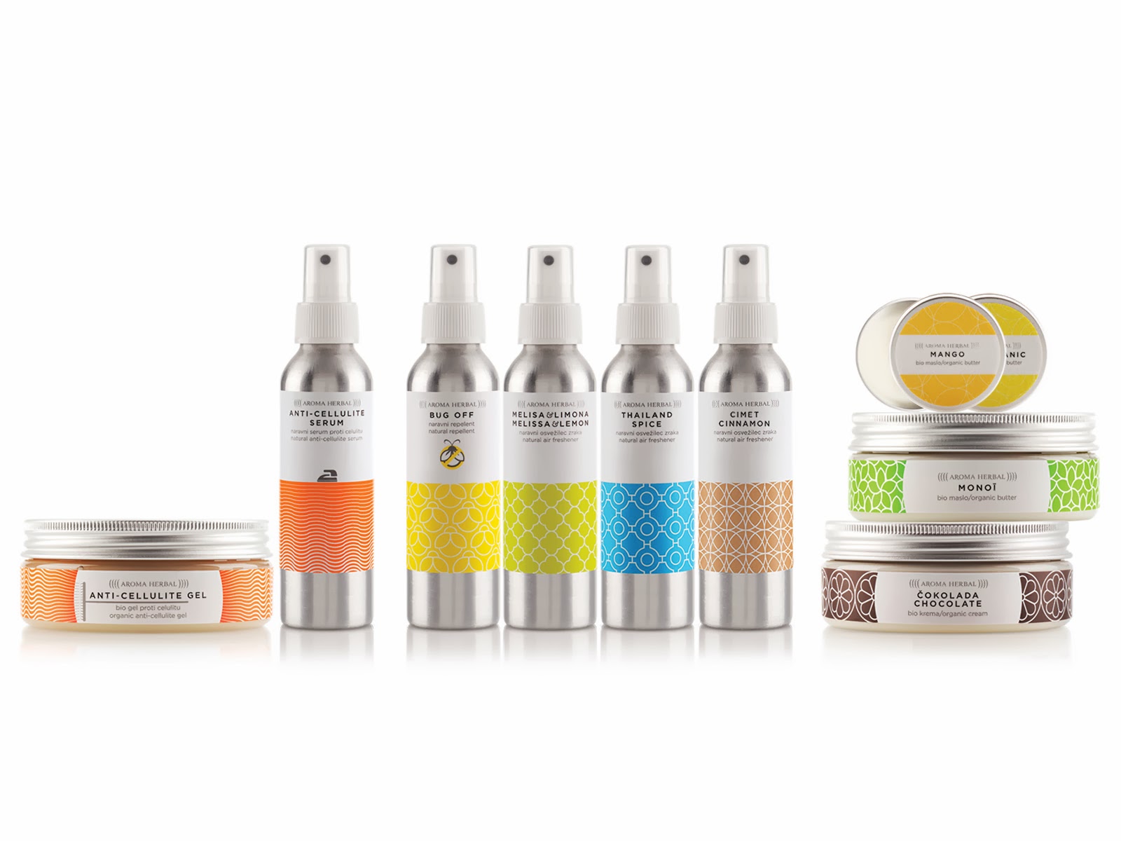 Aroma Herbal Organic Bodycare on Packaging of the World Creative