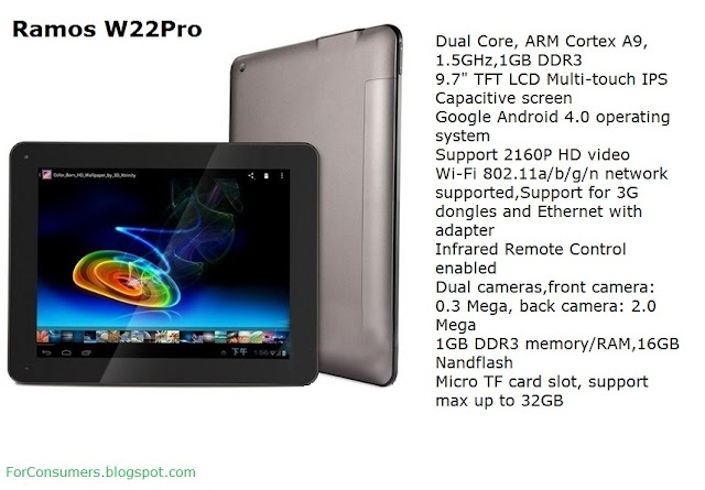 Ramos W22Pro tablet