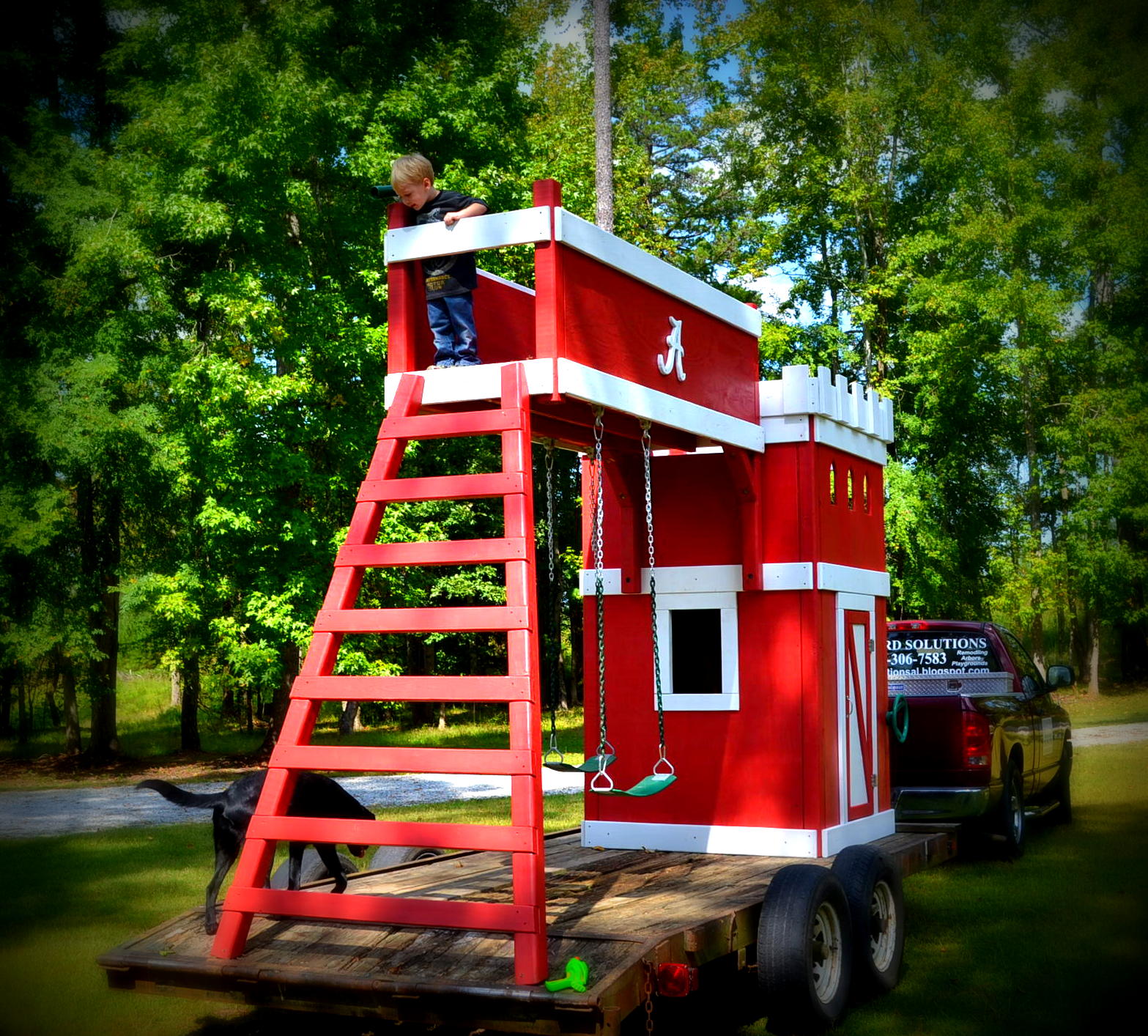 Backyard Solutions of Alabama Castle Playset