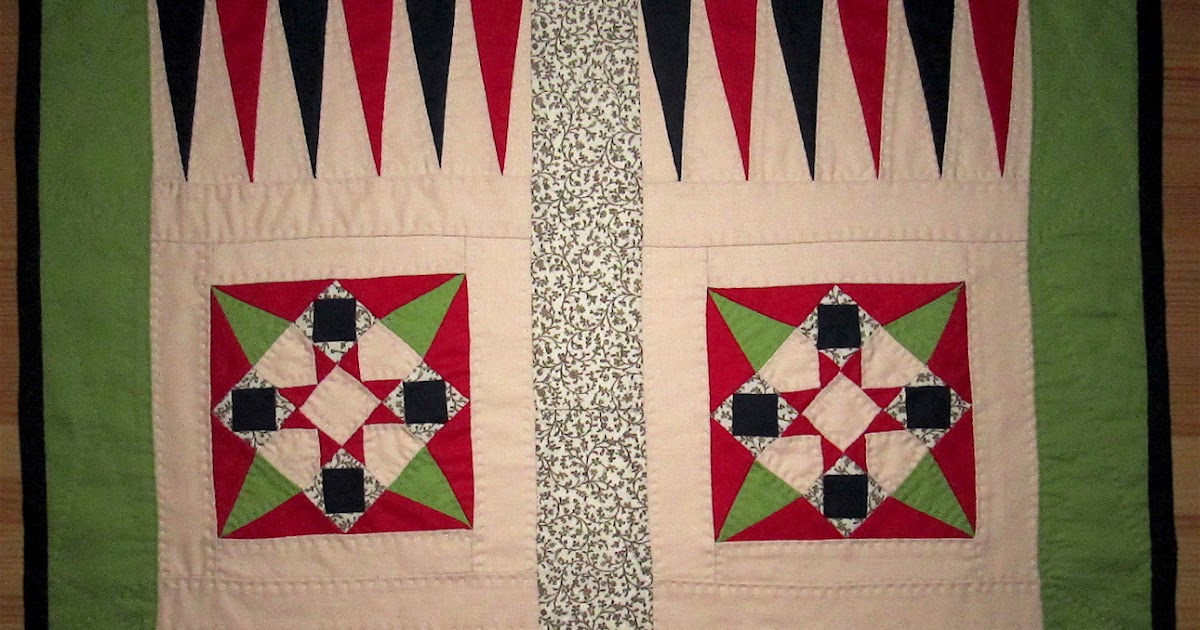 Lupinequilts Backgammon Quilt