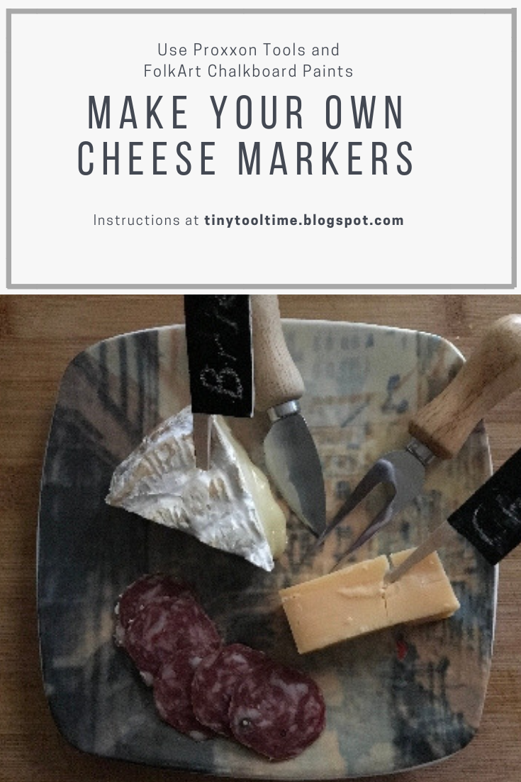 Tiny Tool Time How to Make Cheese Markers with Proxxon Tools