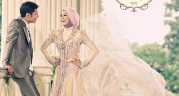 hijab baju pernikahan islami