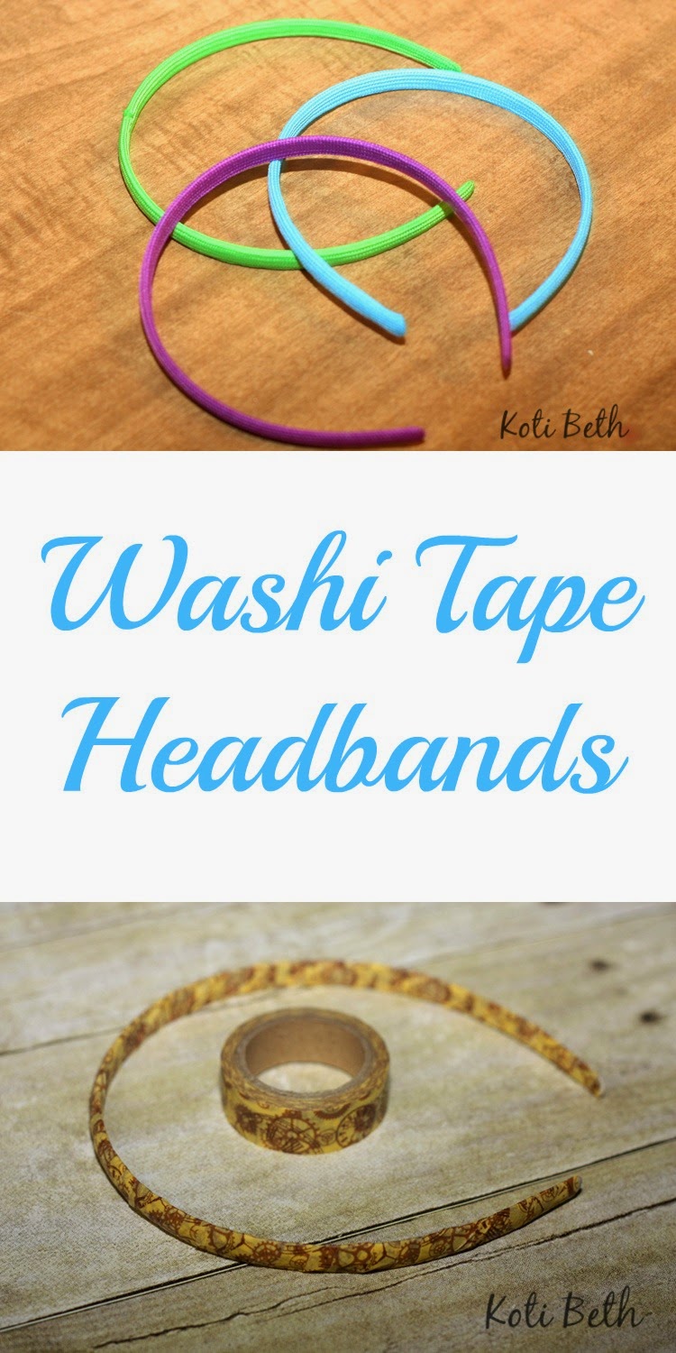 Washi Tape Headbands Koti Beth