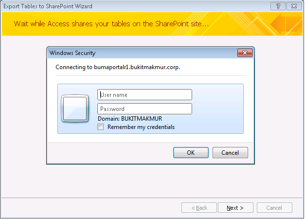 How to Link Ms Access To SharePoint List