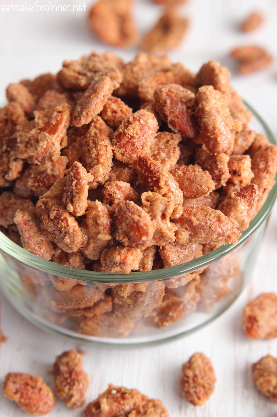Cinnamon Sugar Candied Nuts (Almonds, Pecans, Walnuts) Eat Cake For