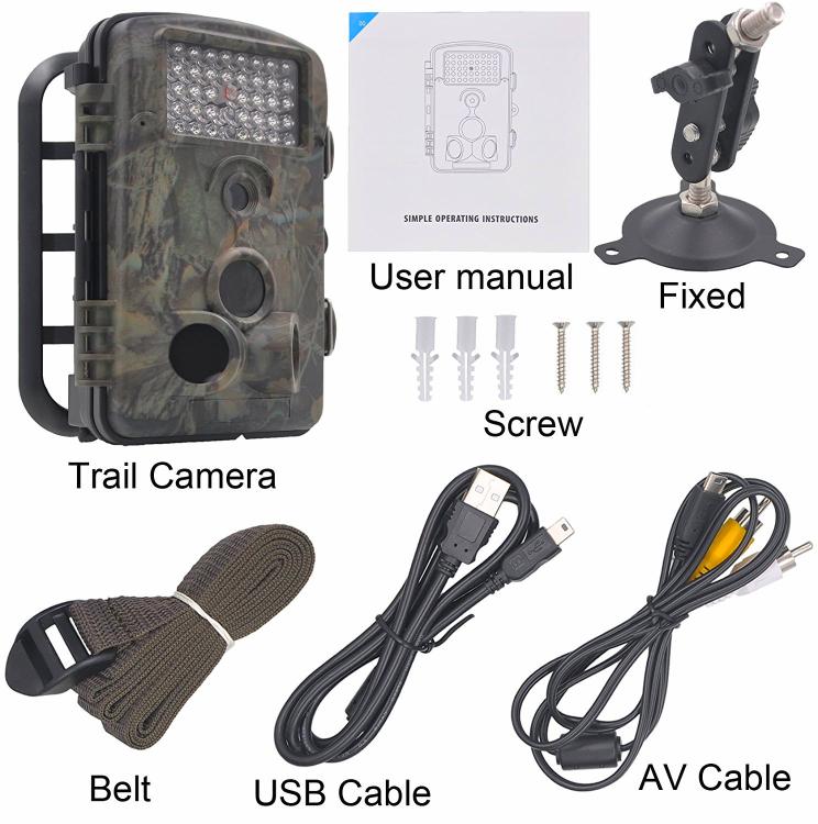 XIKEZAN 12MP 1080P HD Mini Wildlife, Trail & Game Camera with Time