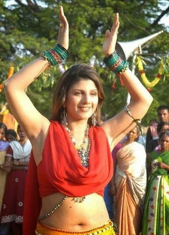Vijayalakshmi, Rambha navel