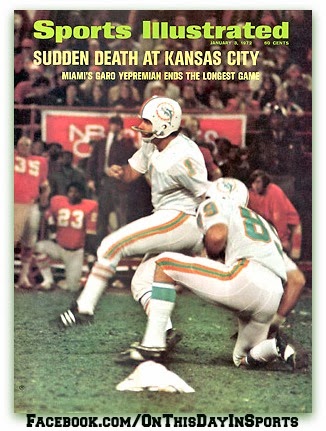 On This Day In Sports: December 25, 1971: Dolphins/Chiefs and The Longest Game In The History Of