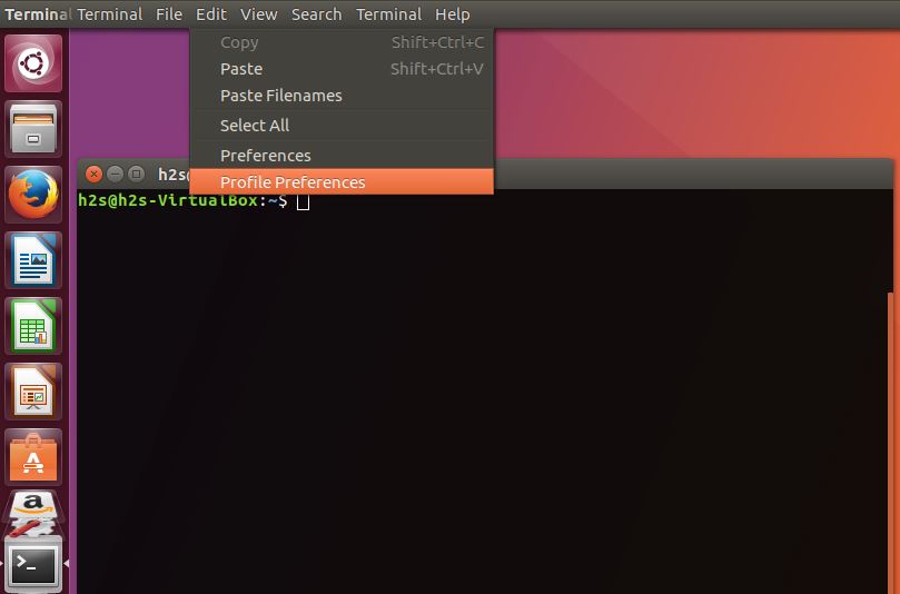 Một trong những cách tuyệt vời để tùy chỉnh máy tính của bạn là thay đổi màu nền cho terminal. Ubuntu cung cấp cho bạn nhiều tùy chọn màu sắc để bạn có thể tạo ra một giao diện độc đáo mà phù hợp với phong cách của bạn. Hãy xem hình ảnh liên quan để tìm hiểu cách thực hiện điều này trên Ubuntu.