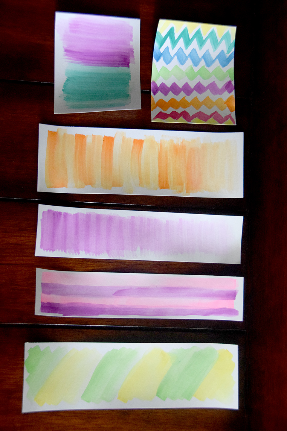 My Cup Overflows Watercolor Bookmarks