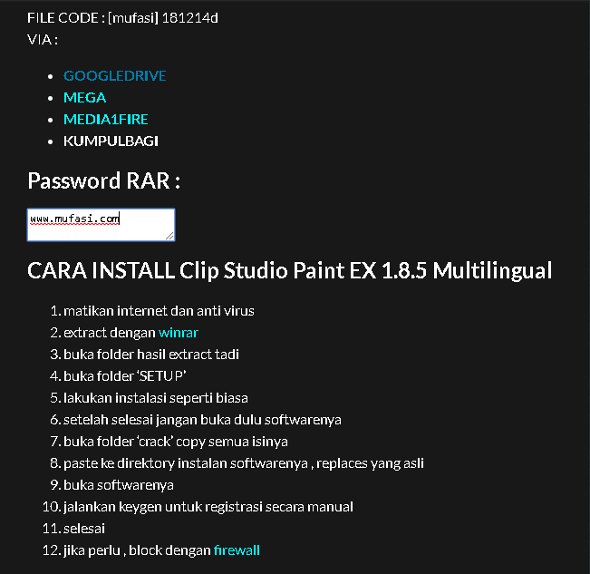 Clip studio paint ex 1.8.5 multilingual