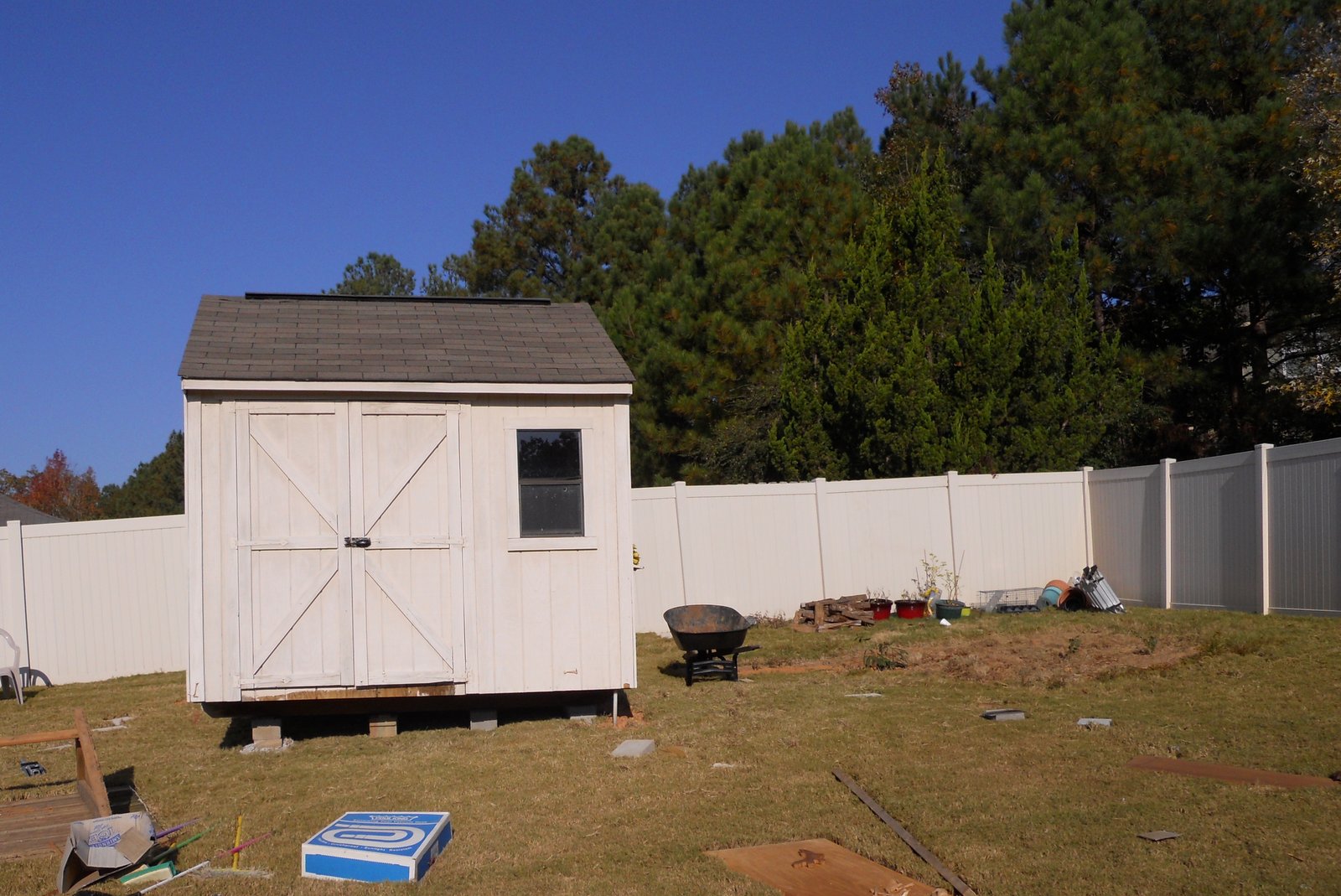 Georgia Home Garden: The Shed Move Project