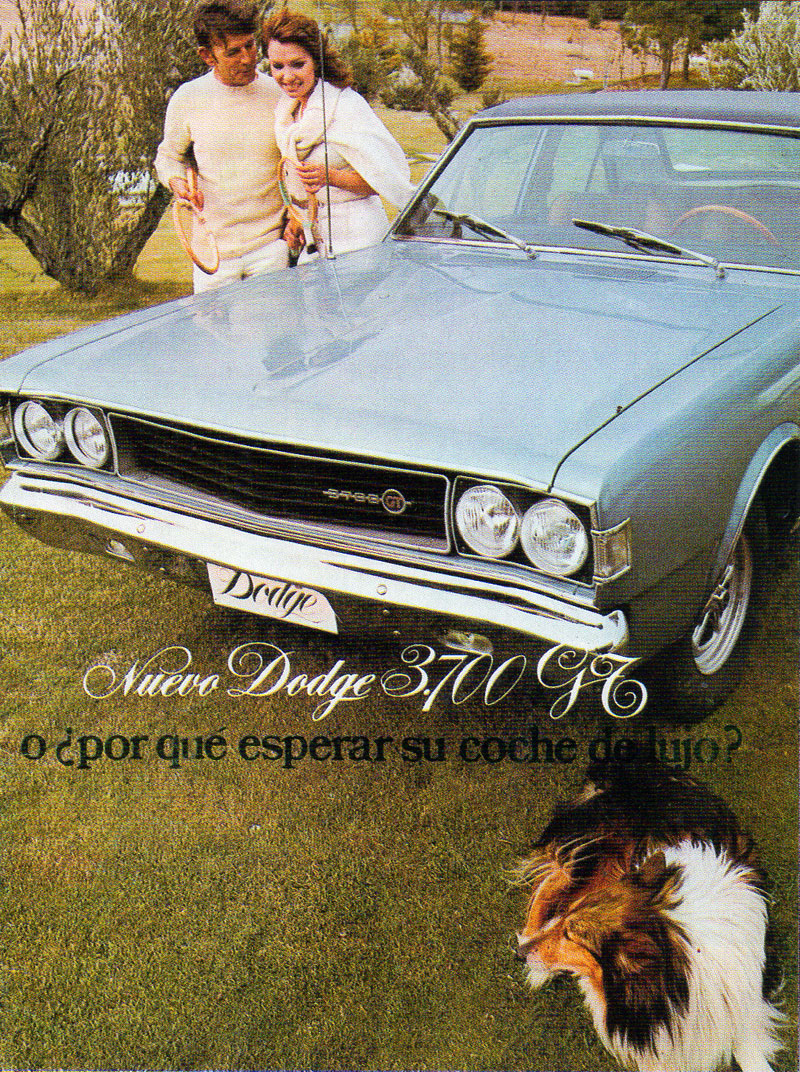 El Blog de Test del Ayer Industria española. Dodge 3700 GT