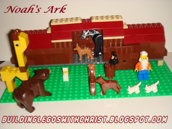 Building LEGOS with Christ, Noah's Ark LEGO Creation, Biblical LEGO Creations