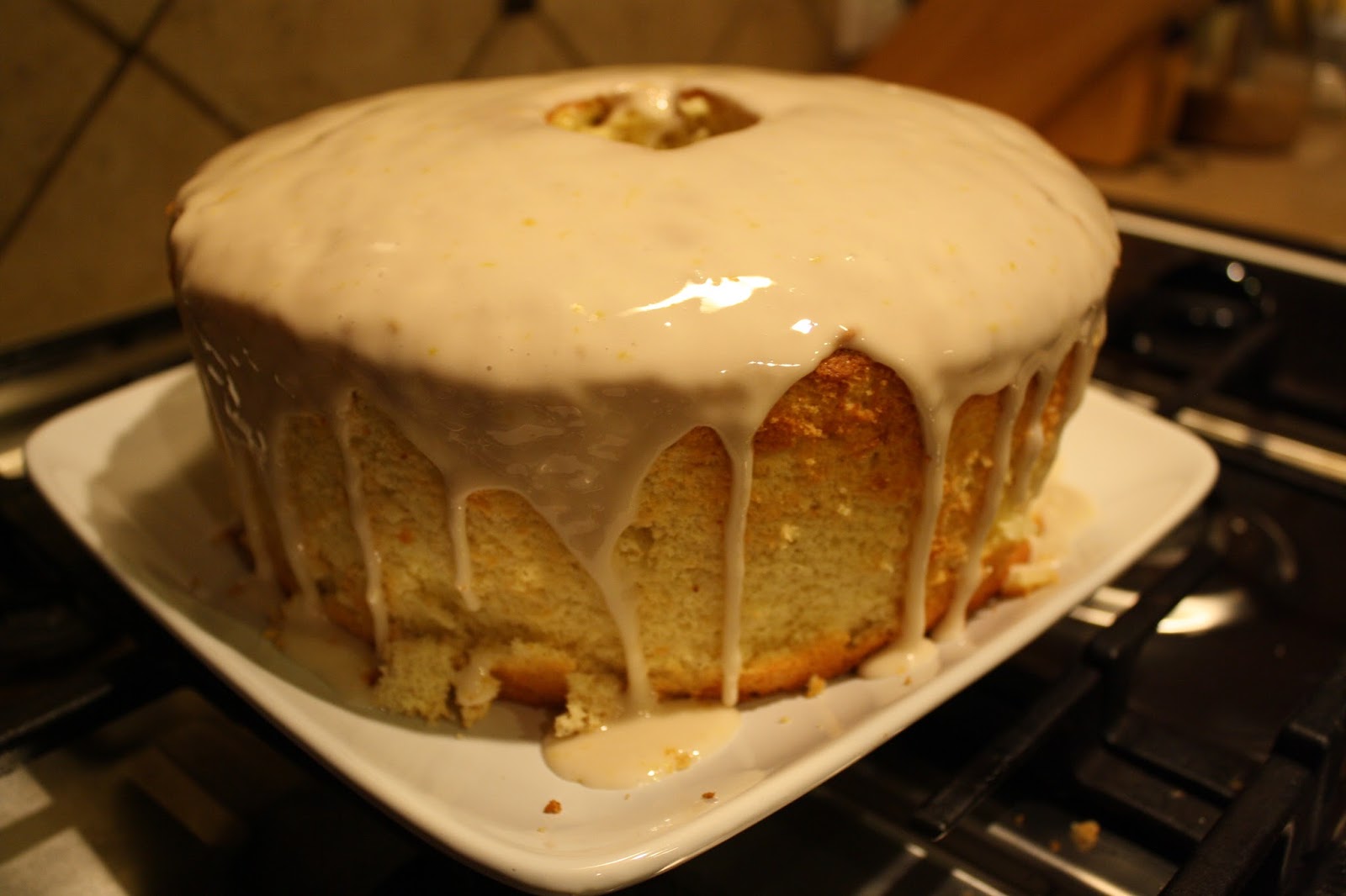 LactoseFree Girl Meyer LemonOlive Oil Chiffon Cake