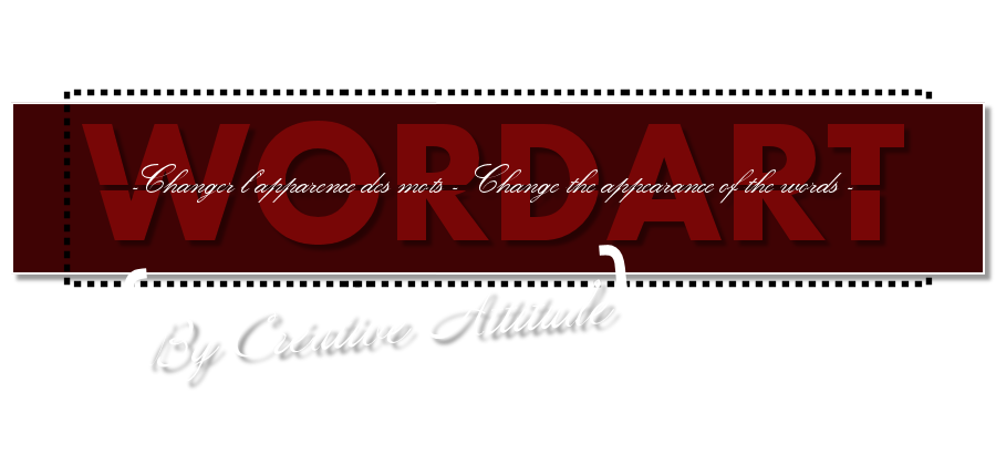 Créative Attitude Wordart