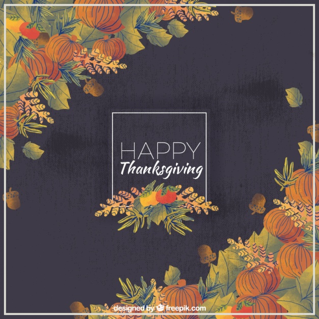 happy thanksgiving Free Vector