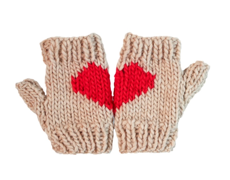 Cómo hacer guantes tejidos a mano