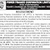 PFC Recruitment 2016 - 04 Officer,Senior Manager, Assistant Manager Posts