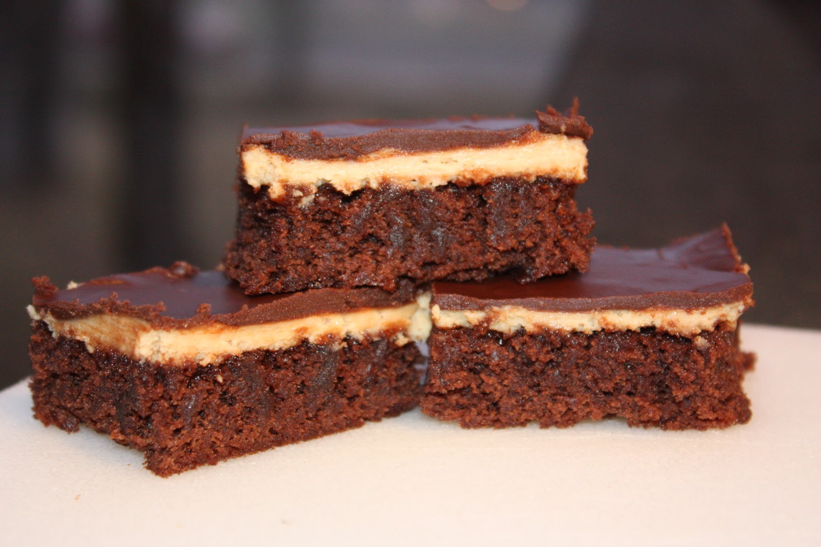 pass the peas, please peanut butter cream cheese brownies