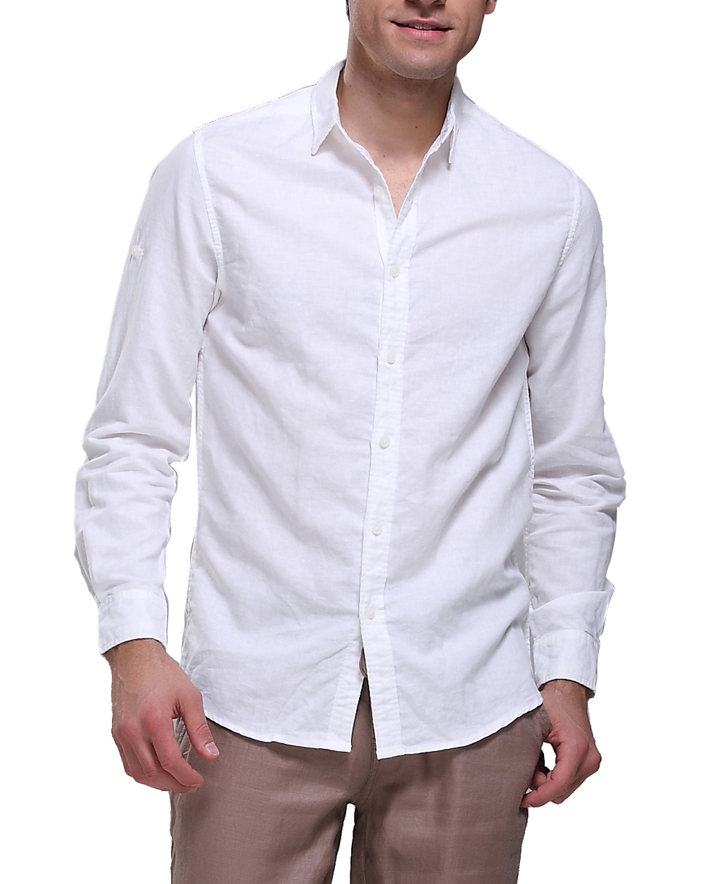 By Lucky Natural Travel: Perfect White Linen Cotton Casual Shirt for ...